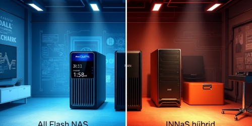 All Flash NAS vs. NAS híbrido: o comparativo definitivo de performance e ROI