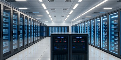 Transição e adoção crescente de armazenamento em memória flash / SSDs ao invés de HDDs tradicionais